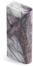 Northern - Monolith Świecznik Tall Mixed White Marble
