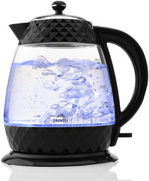 Czajnik Eta Crystal Black Szkło 315490000
