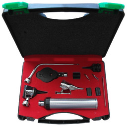 Zestaw diagnostyczny (otoskop + oftalmoskop + akcesoria)