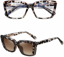 Stylion 2w1 Okulary damskie do komputera z nakładką