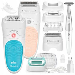 Depilator Golarka Braun Silk-epil 5 SensoSmart Nasadki Trymer