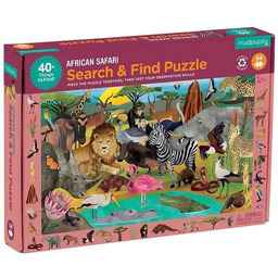 Mudpuppy, puzzle, Obserwacyjne Afrykańskie Safari, 64 el.