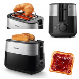 Philips Toster HD2516/90 Czarny Daily Collection 830W 8