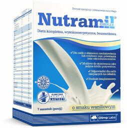 Nutramil Complex Waniliowy Dieta wysokobiałkowa, wysokoenergetyczna, 7 saszetek
