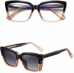 Stylion 2w1 Okulary damskie do komputera z nakładką
