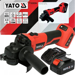 Szlifierka kątowa z akumulatorem 4Ah System 18V Yato