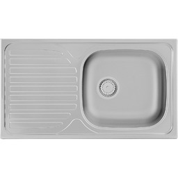 Zlewozmywak stalowy Kernau KSS C 403 1B1D Linen