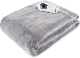Oromed Oro-Blanket, koc elektryczny, ogrzewający, polarowy, szary