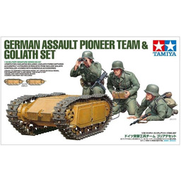 Model plastikowy Niemiecki Goliath z zespołem szturmowym