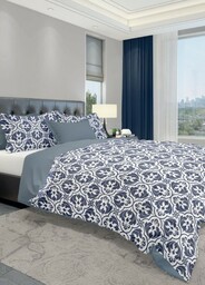 Pościel bawełniana 220x200 ornamentowa glamour 006 Fashion