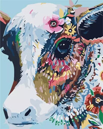 Malowanie po numerach - Krowa 40x50cm - ArtiFly
