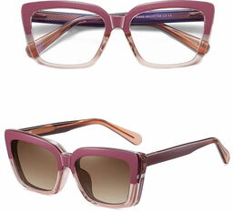 Stylion 2w1 Okulary damskie do komputera z nakładką