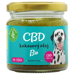 Zelena Zieme Premium CBD Olej Kokosowy dla Zwierząt