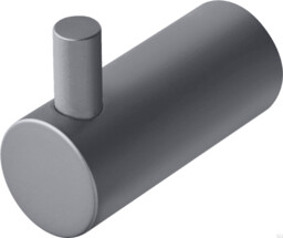 Wieszak ścienny TA242 Mosiężny Szary Ascot (2 sztuki)