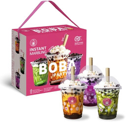 Zestaw Instant Marbling Boba Party Kit do przygotowania