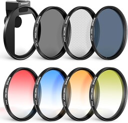NEEWER Zestaw filtrów ND do telefonu 67 mm,