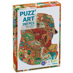 DJECO Puzzle artystyczne NIEDŹWIADKI 350 elem.