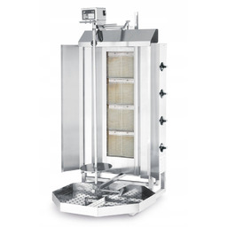 Kebab Gazowy HENDI 13kW Silnik, Regulacja Obrotów, 4