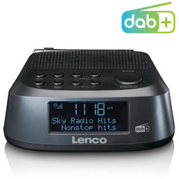 Lenco CR-605BK - radiobudzik z radie FM