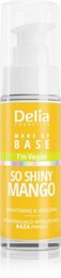 DELIA Make-up Base Rozjaśniająco-witalizująca wegańska baza pod makijaż