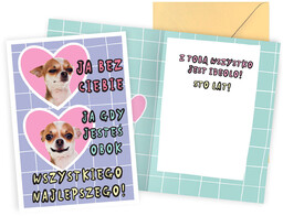 Kartka urodzinowa z Chihuahua - 1 szt.