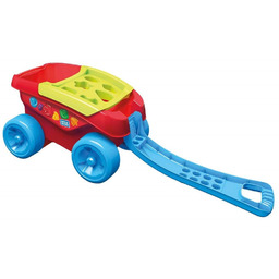 Wózek do ciągnięcia klocki sorter Fisher Price Bloks