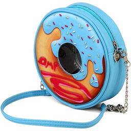 Oh My Pop! Bluenut -Okrągła Torebka, Niebieska, 18,5