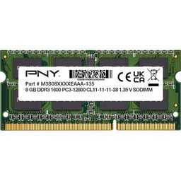 PNY Pamięć RAM SOD8GBN12800 3L-SB 8GB (1x8GB) DDR3