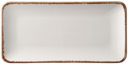 Fine Dine Talerz prostokątny Vanilla, 300x150mm