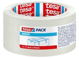 TESA Taśma pakowa Basic 58570 Przezroczysty (66 m)