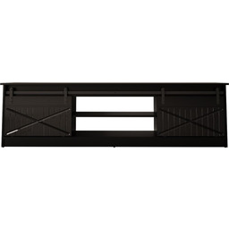 Cama Meble Szafka RTV GRANERO 200x56,7x35 czarny/czarny poł