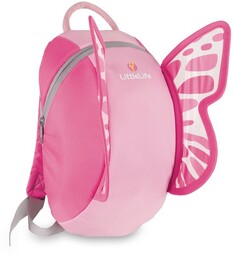 LittleLife, Plecak dziecięcy, Animal Kids Backpack Butterfly, różowy,