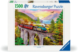 Puzzle 2D, Jesienna przejażdżka pociągiem 1500 elementów