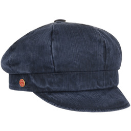 Czapka Newsboy Alexa by Mayser, ciemnoniebieski, One Size