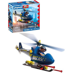 PLAYMOBIL City Action Policyjny Helikopter, z Policjantem, Obracającymi