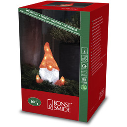 Konstsmide Akrylowe lampki bożonarodzeniowe LED, 16 diod