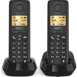 Telefon stacjonarny GIGASET Pure 100 Duo Czarny
