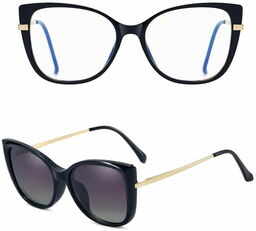Stylion 2w1 Okulary damskie do komputera z nakładką