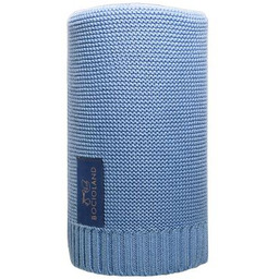 BOCIOLAND Kocyk bambusowy Paris 80x100cm niebieski