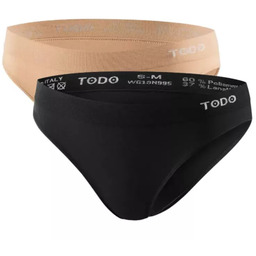 Zestaw 2PACK majtki damskie SoftTouch z wełną merino,