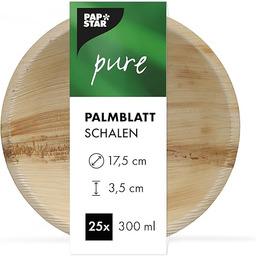 PAPSTAR 25 misek, liść palmowy Pure okrągłe 300