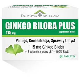 DOMOWA APTECZKA Ginkgo Biloba Plus, 48 tabletek