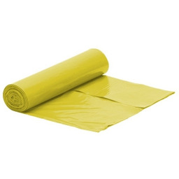 Worek żółty na śmieci LDPE 35 L/rolka 50