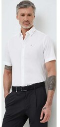Calvin Klein koszula męska kolor biały regular