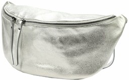 Miejska Metaliczna skórzana damska nerka listonoszka przez ramię