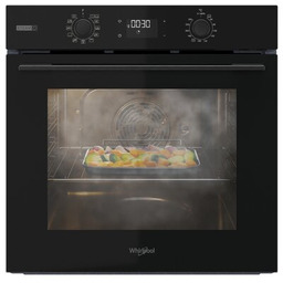 WHIRLPOOL Piekarnik OMSK58CU1SB Elektryczny parowy Czarny A+