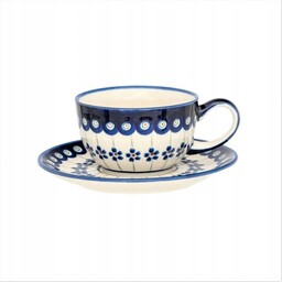 Filiżanka i spodek Bolesławiec 210 ml 166A 883/883