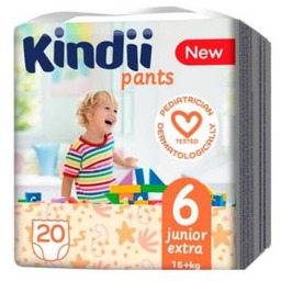 Kindii Pants Junior Extra Pieluchomajtki rozmiar 6, 15+kg,