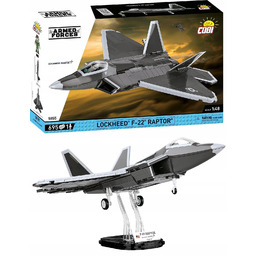 Klocki Cobi 5855 Myśliwiec Lockheed F-22 Raptor 695
