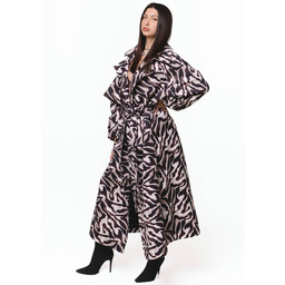 Pakamera Trencz maxi oversize zebra wild edition